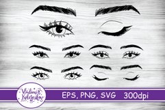 Womans Sexy Luxurious Eyes Product Image 1