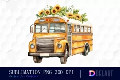 Watercolor Back to School Clipart, Illustration PNG Product Image 1