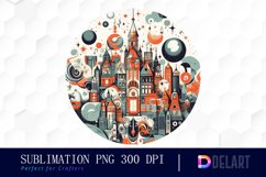 Watercolor Minimalist Retro Christmas Exquisite Clipart Product Image 1
