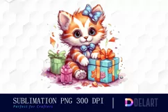 Watercolor Birthday Animal Friend Exquisite Clipart Product Image 1