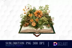 Watercolor Fantasy Earth Witch Clipart, PNG Product Image 1