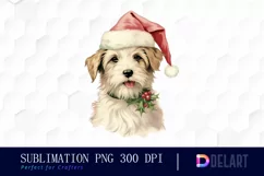 Watercolor Pastel Christmas Animal Clipart, Sublimation Art Product Image 1