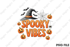 Retro Halloween Spooky Vibes Sublimation Product Image 1