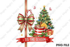 Tis the Season Retro Christmas Santa | Christmas Quotes Product Image 2