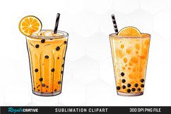 Watercolor Bubble Tea Graphic Clipart Product Image 1