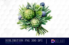 Bouquet of Artichokes Clipart Fun Product Image 1