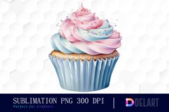 Watercolor Pastel Christmas Clipart , Illustration PNG Product Image 1