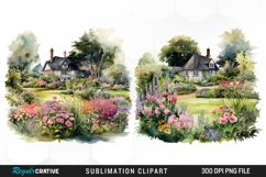 Garden Lawns Set Clipart Product Image 1
