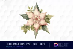 Watercolor Pastel Christmas Star Clipart, PNG Product Image 1