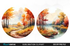 Autumn Landscapes Design Clipart Product Image 1