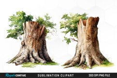 Tree Trunk Clipart Bundle Product Image 3