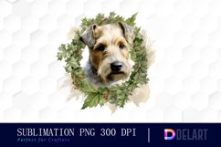 Watercolor Vintage Christmas Clipart, Sublimation Art Product Image 1