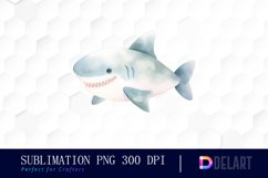Watercolor Pastel Underwater Life Clipart Set Product Image 1