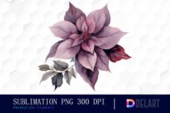 Watercolor Gothic Christmas Clipart Design Product Image 1