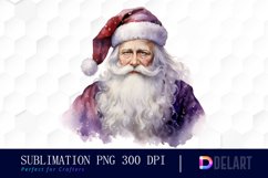 Watercolor Gothic Christmas Clipart, Sublimation Art Product Image 1