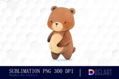 Watercolor Family Bear Clipart Product Image 1