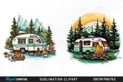 Summer Camping Sublimation Graphic Product Image 1