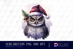 Watercolor Gothic Christmas Clipart Design Product Image 1