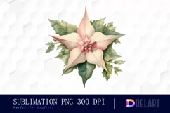 Watercolor Pastel Christmas Star Clipart, PNG Product Image 1