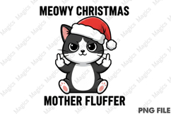 Funny Cat Png, Christmas Cat Png Product Image 1