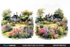 Garden Lawns Design Clipart Product Image 1