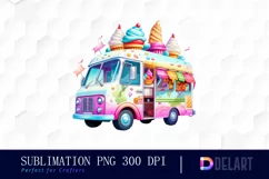 Watercolor Watercolor Ice Cream PNG Clipart Product Image 1