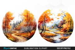 Autumn Landscapes Design Clipart Product Image 1