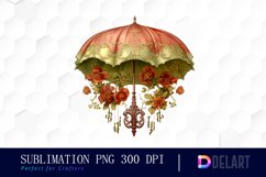 Watercolor Vintage Victorian Halloween Sublimation Clipart Product Image 1