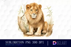 Watercolor Wild Animal PNG Clipart Product Image 1