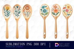 Watercolor Slavic Folk Clipart, Sublimation PNG Product Image 1