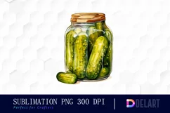 Watercolor Pickle Care PNG Clipart Fun Product Image 1