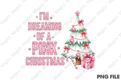 I'm dreaming of a pink Christmas png Product Image 2