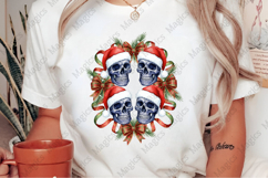 Christmas Coquette Skeleton Halloween PNG Product Image 2
