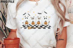 Ghost Spooky Cat Pumpkin Halloween PNG Product Image 2