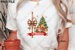 Tis the Season Retro Christmas Santa | Christmas Quotes Product Image 3