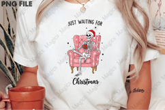 Funny Christmas Skeleton PNG Sublimation Product Image 2
