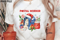 Christmas Postal Worker png Product Image 2