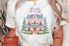 Sweet Christmas House PNG Sublimation Product Image 2
