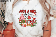Just a girl who loves Christmas png Product Image 2