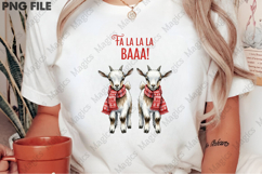 Hand Drawn Christmas Farm Goat PNG Product Image 2