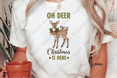 Vintage Christmas Deer PNG Sublimation Product Image 2