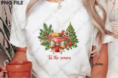 Tis the Season Retro Christmas Santa | Christmas Quotes Product Image 2