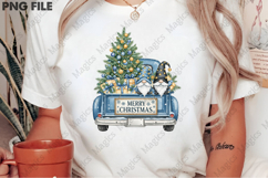 Christmas Gnome truck PNG Product Image 2
