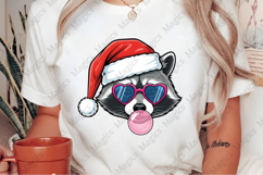 Christmas Raccoon Png, Santa Raccoon Png Product Image 2
