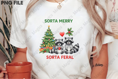 Sorta Merry Sorta Feral Christmas PNG | Christmas Quotes Product Image 2