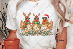 Christmas Chickens Png, Funny Chicken Product Image 2