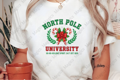 Vintage North Pole University PNG Product Image 2