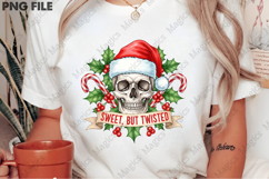 Christmas Skull Sweet but Twisted PNG Product Image 2