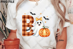 Boo Ghost Pumpkin Fall Halloween PNG Product Image 2