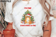 I&#039;m Fine Everything is Fine Christmas | Christmas Quotes Product Image 2